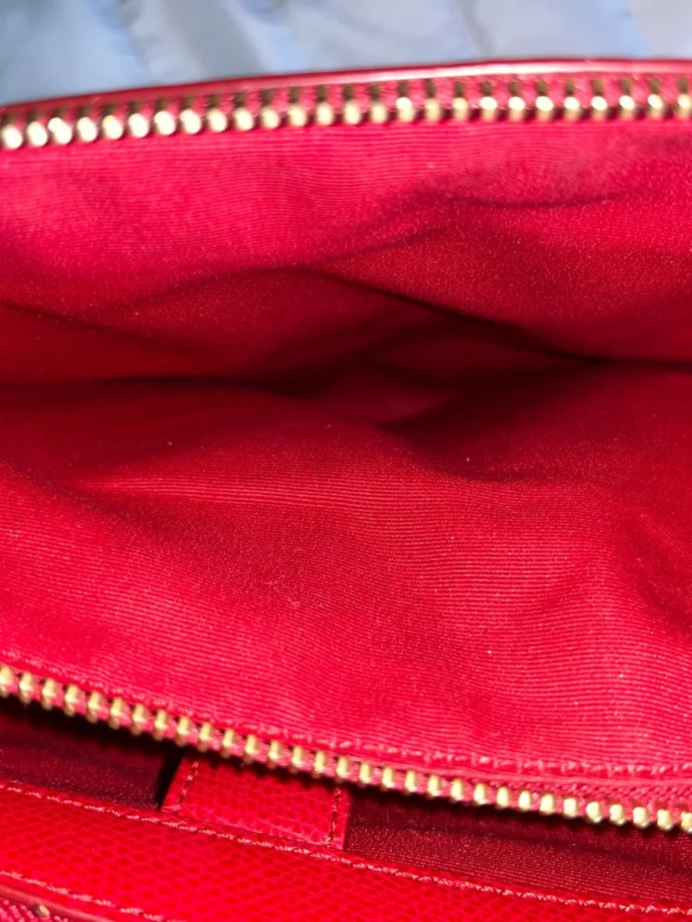 Vintage Coach Red Leather Satchel with Gold Hardware - Picture 9 of 13